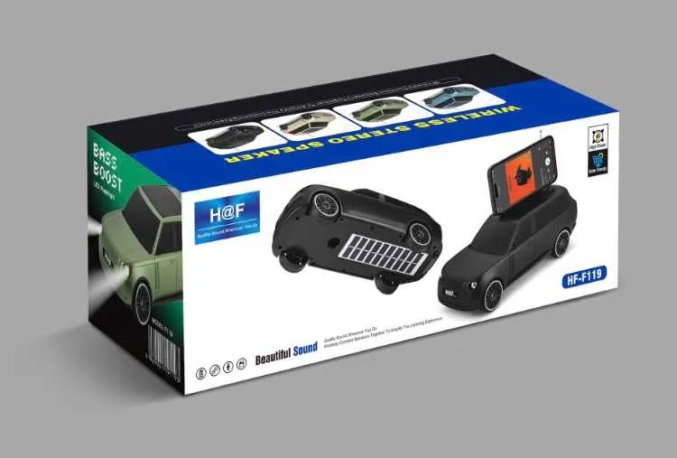 Haut parleur bluetooth مكبرصوت بلوثوت على شكل سيار - الدار البيضاء (2)