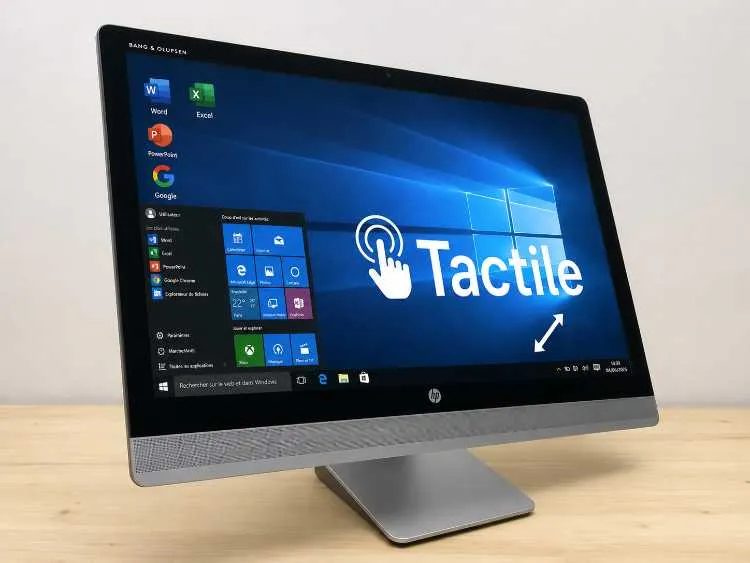 Ali in one tactile hp i5 6eme ram 8 di 256 ssd 500 - الدار البيضاء