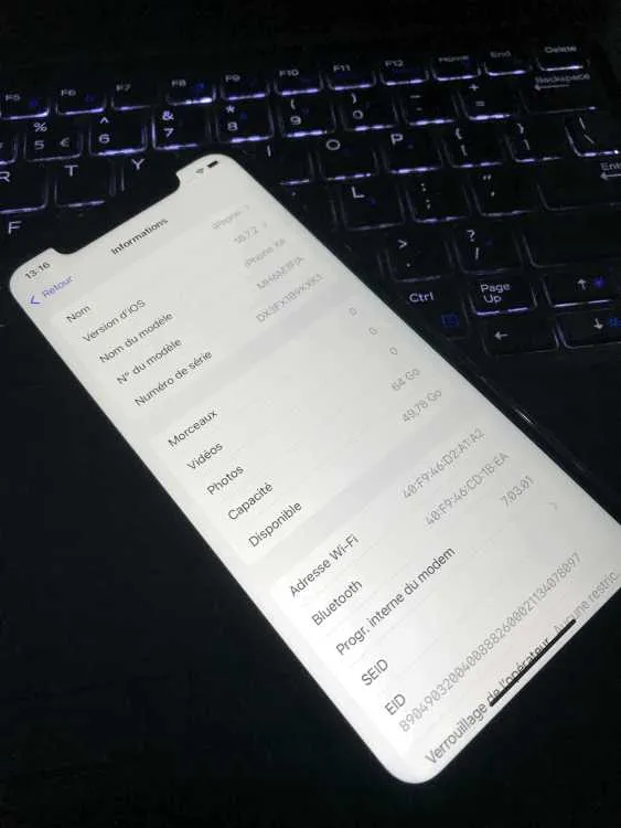 Iphone xr 64 gb etat 93 % black - الرباط (3)