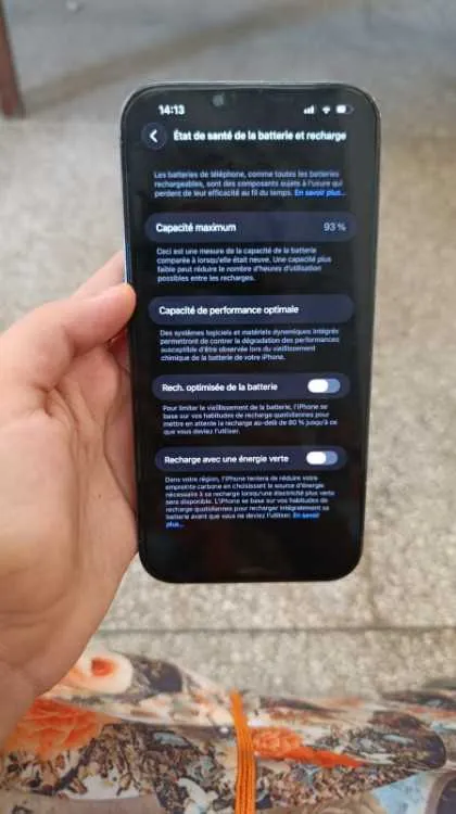 Iphone 13 pro max 128gb – batterie 93% - خريبكة (2)