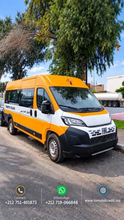 Fiat ducato transporte personnelle et scolaire - الرباط