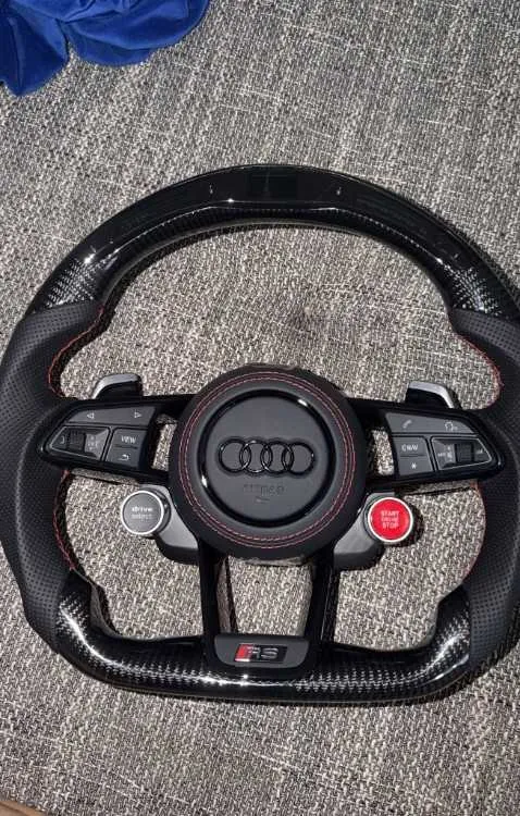 Volant carbon fiber sport pour audi mercedes et bm - أكادير (2)