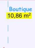 Magasin à vendre 10,86 m² à temara - تمارة