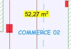 Magasin à vendre 52 m² à temara - تمارة