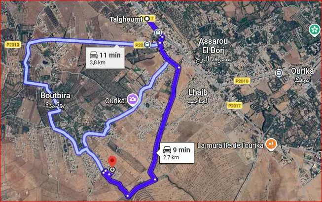 Terrain a vendre sur ourika - مراكش (3)