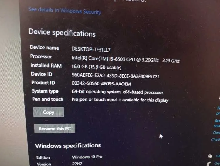 Hp prodesk i5 6ème génération 16gb ram - مراكش (2)
