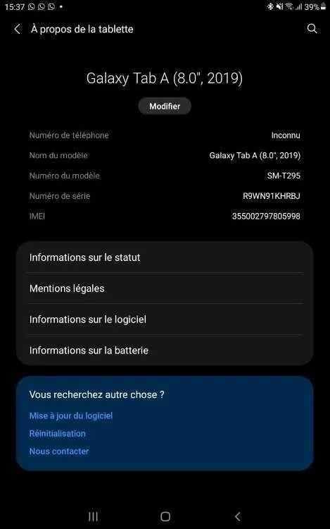 Tablette samsung galaxy a 8 - الدار البيضاء (2)