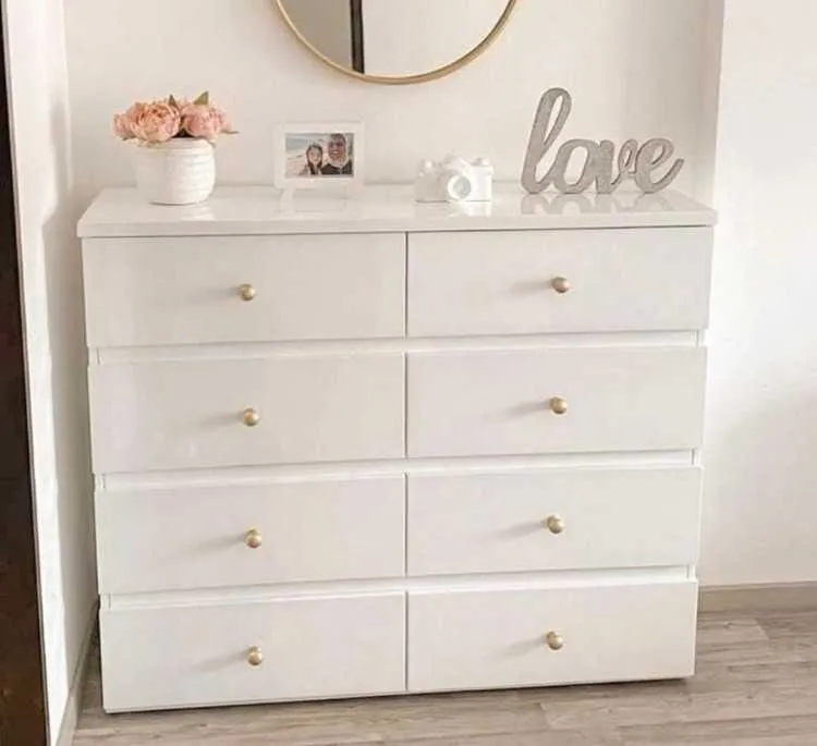 Commode 8 tiroir mesures : 100×100×35 bois mdf 1 - Tout le Maroc