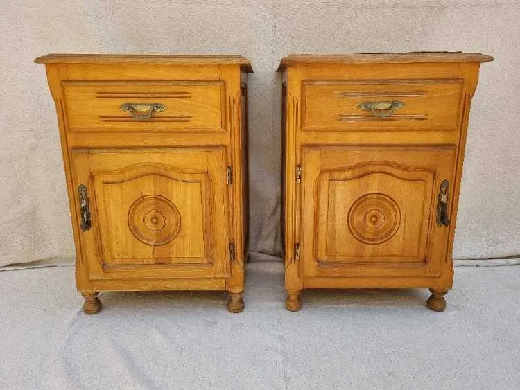 Table de chevet coiffeuse en bois massif كوافوز - الدار البيضاء