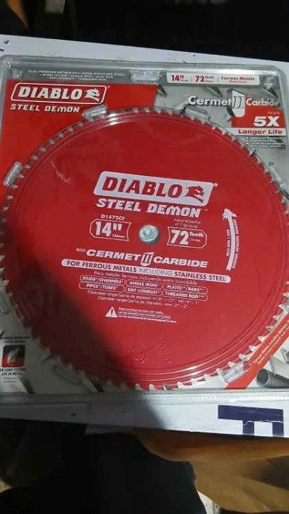 Diablo steel demon cermet ii metal saw blade - 14" - الدار البيضاء (3)