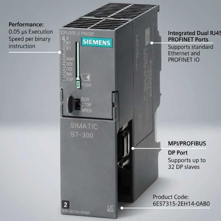 Siemens simatic s7-300 – cpu 315-2 pn/dp - المحمدية