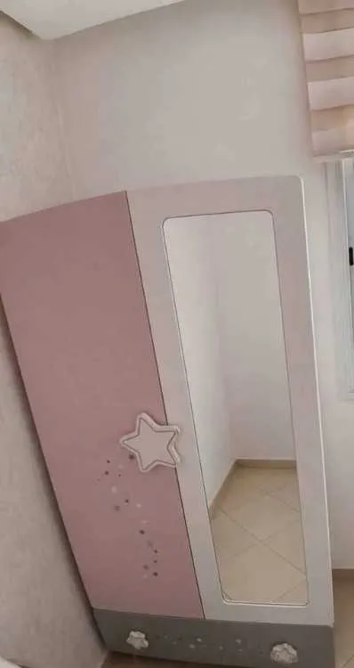 Armoire + lit + table de chevet - سلا