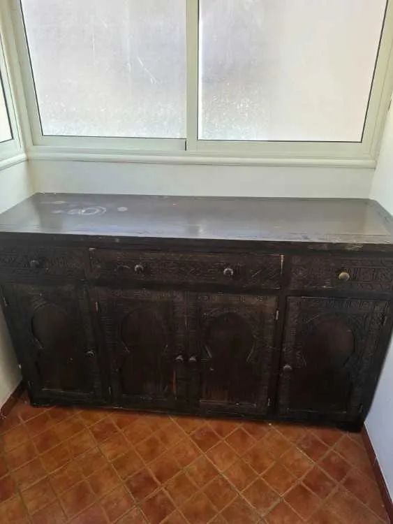 À vendre – meuble ancien en bois sculpté – 900 dhs - الدار البيضاء