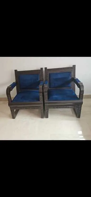 2. fauteuils bleus — 750 dhs chacun - الدار البيضاء