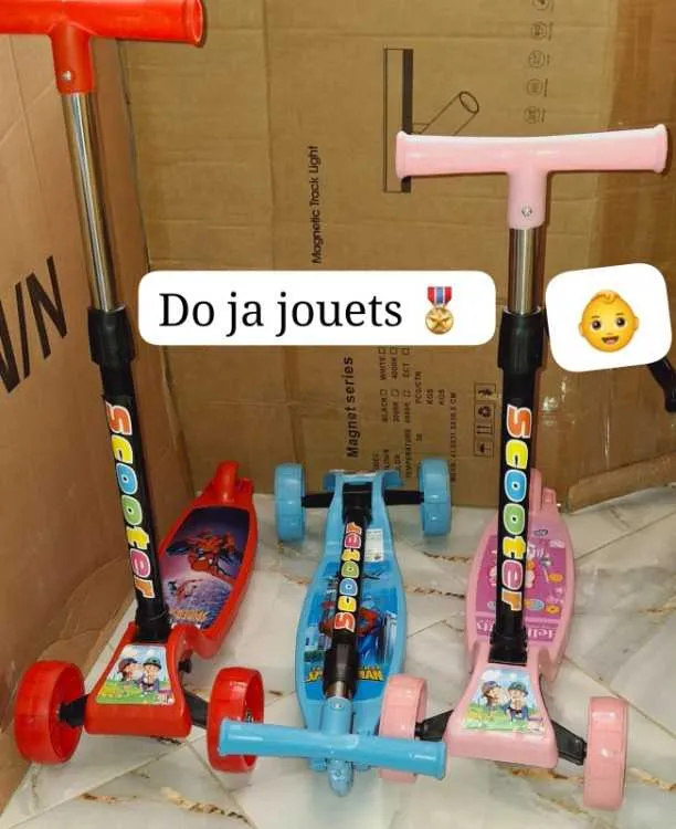 🛴✨ سكوتر الأطفال – do ja jouets 🎖️ ✨🛴 بالضوء ف - الدار البيضاء