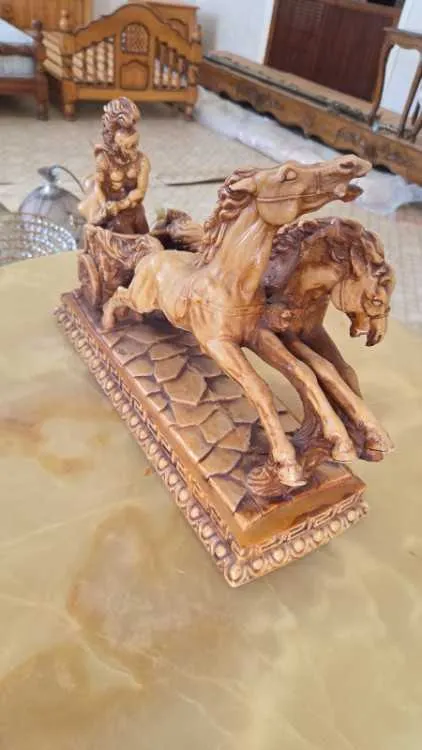 Sculpture décorative artisanale – chevaux & cav - الدار البيضاء (3)