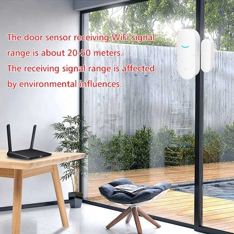 Wifi door window sensor - مستشعر المنزل الذكي - الدار البيضاء (3)