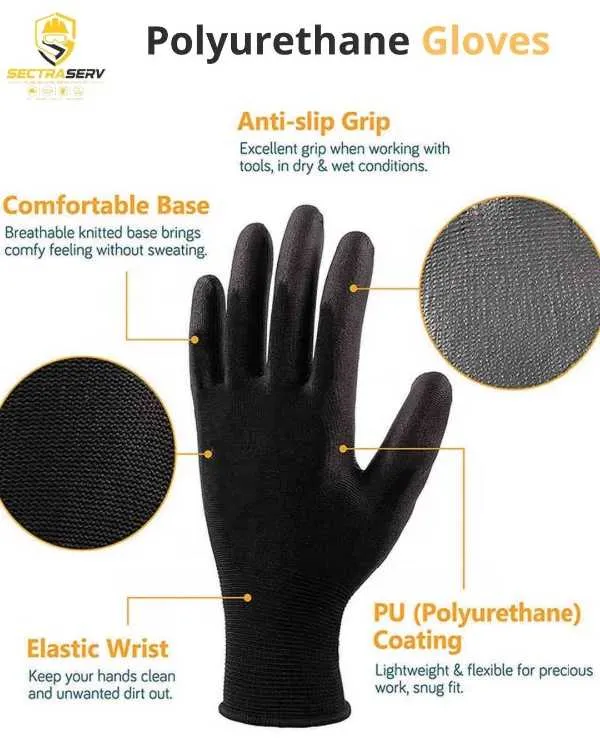 Stock important de gants de protection pu – prix g - الدار البيضاء (2)