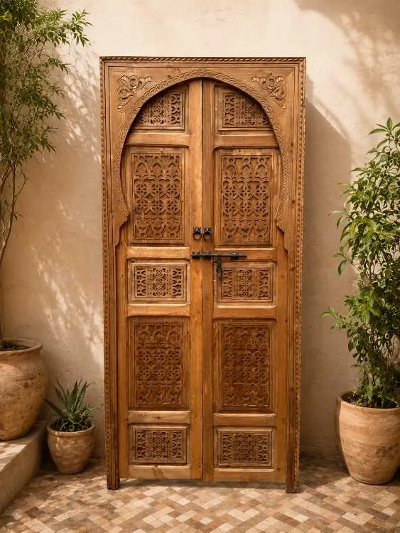 Portes d'entrée et d'intérieur en bois - مراكش (2)