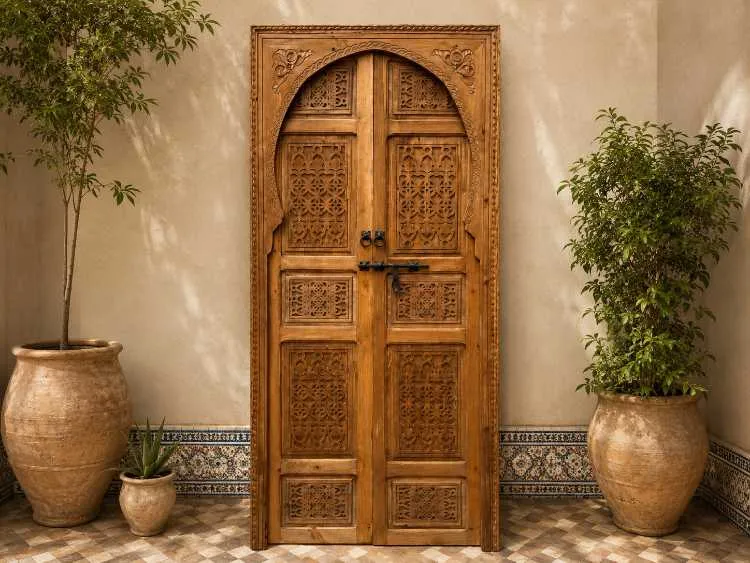 Portes d'entrée et d'intérieur en bois - مراكش (3)