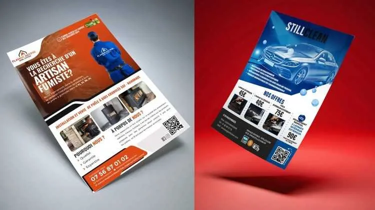 Conception des affiches flyers catalogues menus - الدار البيضاء (2)