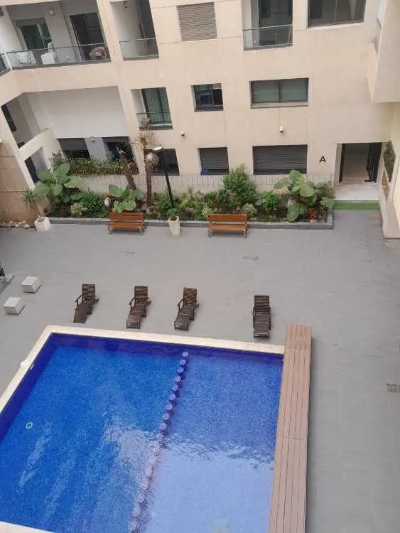 Appartement avec piscine à 50 m de la plage - المحمدية