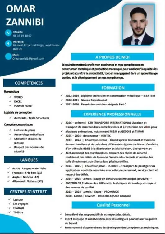 Chauffeur à la recherche d'emploi - الدار البيضاء