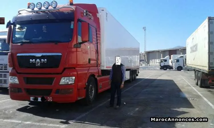 Tracteur routier man 480 tgx - الدار البيضاء