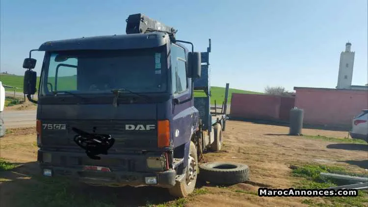 Camion grue marque daf - الدار البيضاء