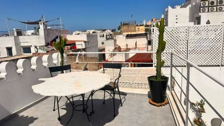 Maison meublée avec 2 terrasses à la kasbah - طنجة