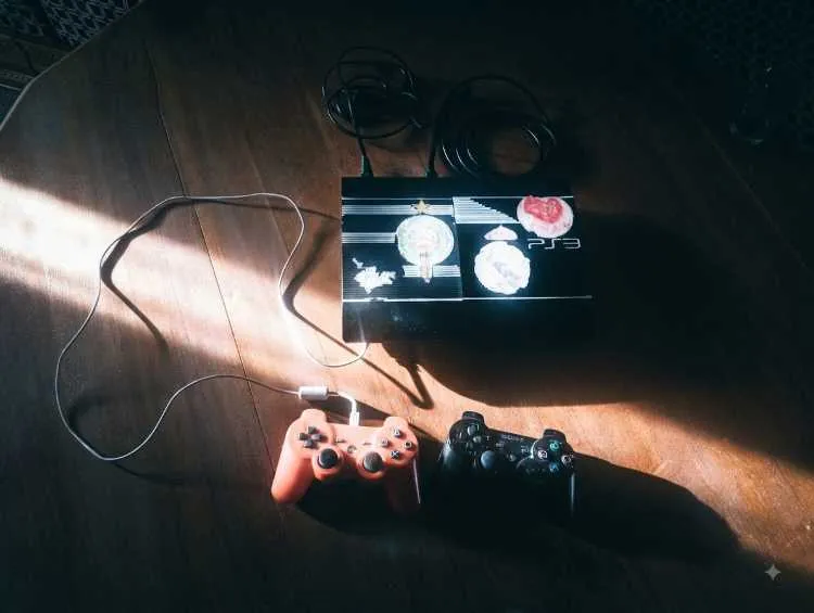 Ps3 super slim 500gb + 2 manettes + jeux - الدار البيضاء