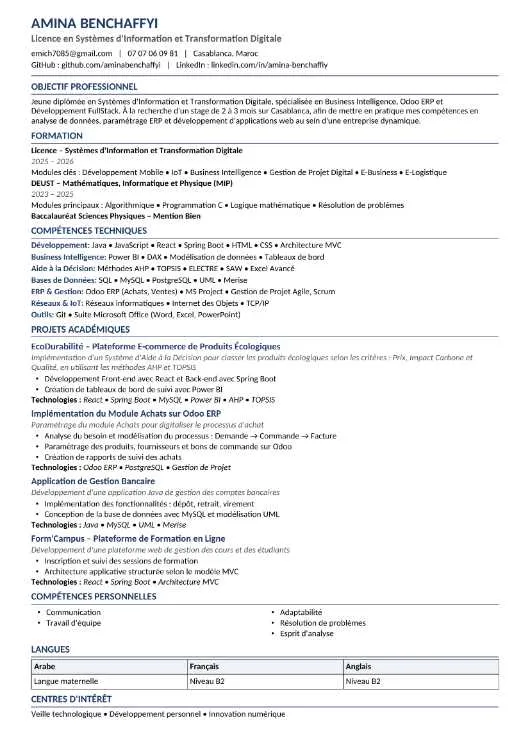 Stage (2-3 mois) – développement / busin - الدار البيضاء