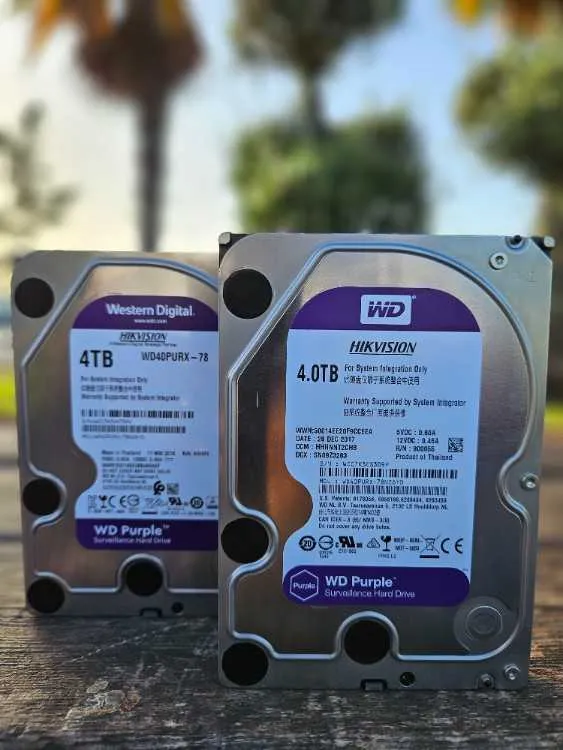 Disques durs wd purple 4tb - surveillance - الدار البيضاء