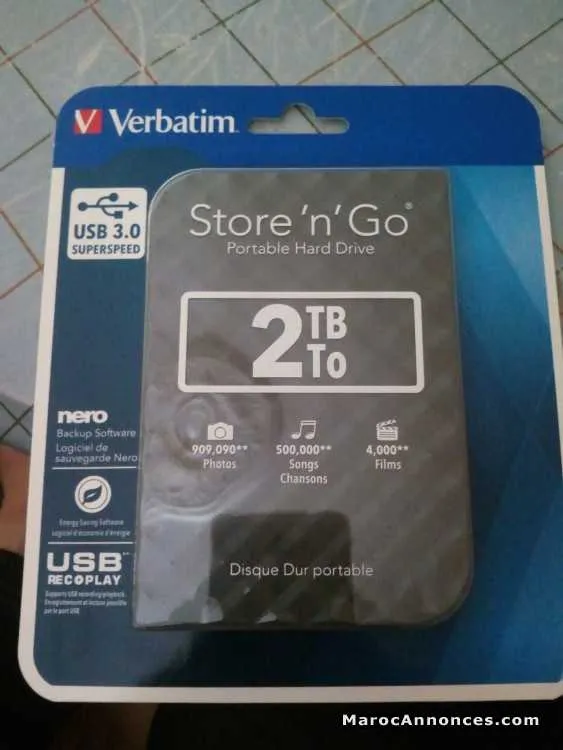 Disque dur externe 2 to - الدار البيضاء