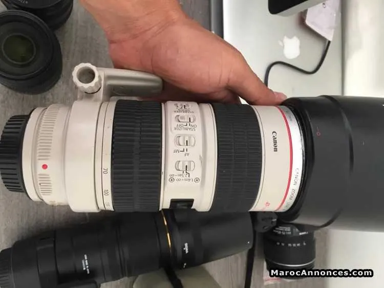 Objectif canon 70-200 f2.8 version 1 - الدار البيضاء