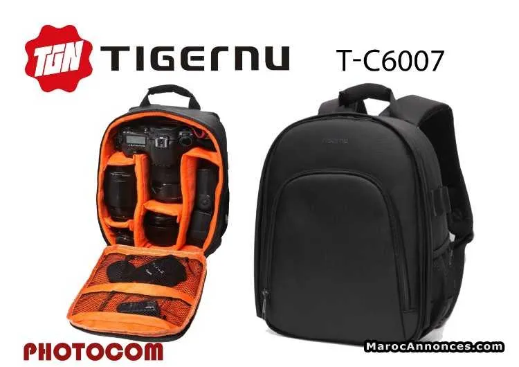 Sac à dos camera tigernu t-x6007 - الدار البيضاء