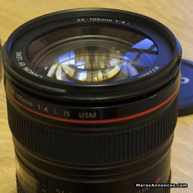 Objectif canon 24-105mm trés bonne état - الدار البيضاء