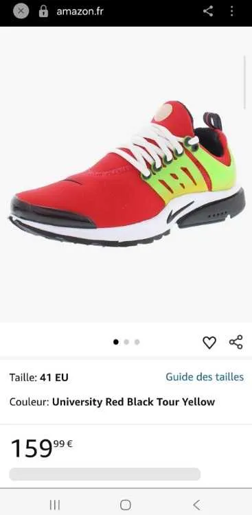 Espadrille nike air presto origina - الدار البيضاء