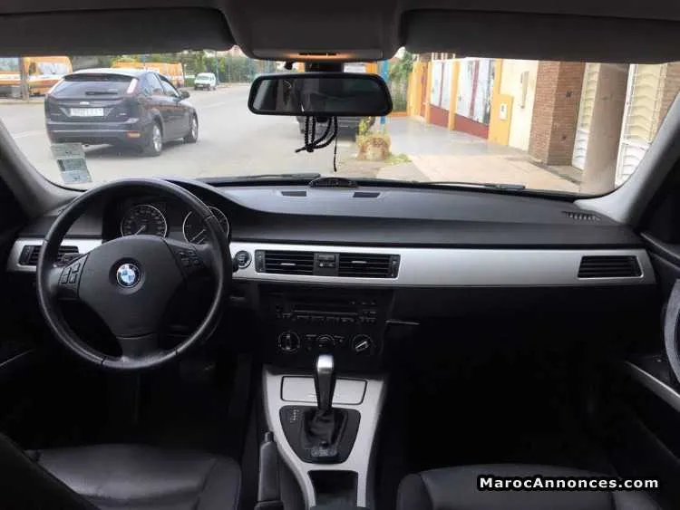 Bmw 318d blanche, boite auto - الدار البيضاء (2)