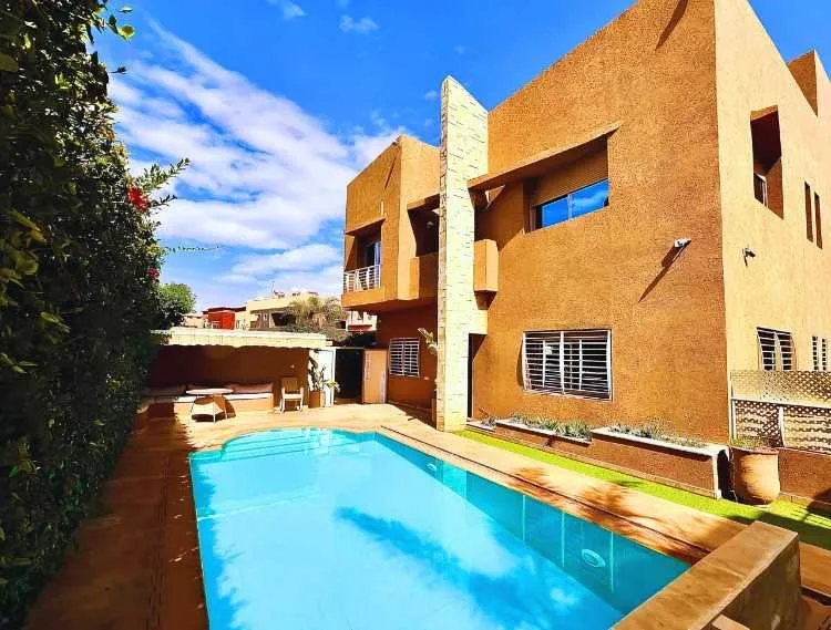 Villa 4 chambres avec piscine privée – targa - مراكش