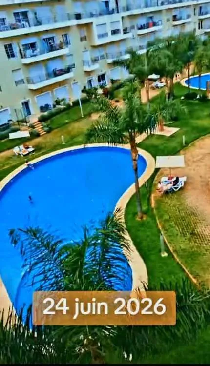 Joli apt 3 piscines 5 min de la plage bouznika - بوزنيقة (3)