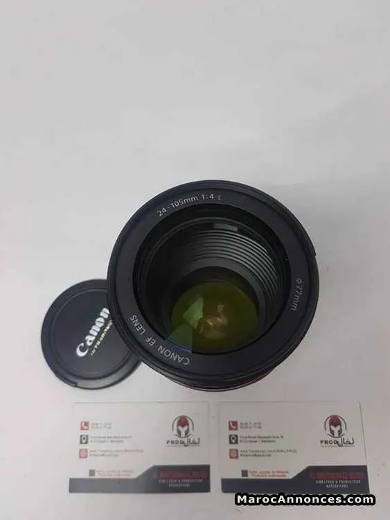Canon 24-105mm f4 baque rouge etat  neuf - الدار البيضاء (2)