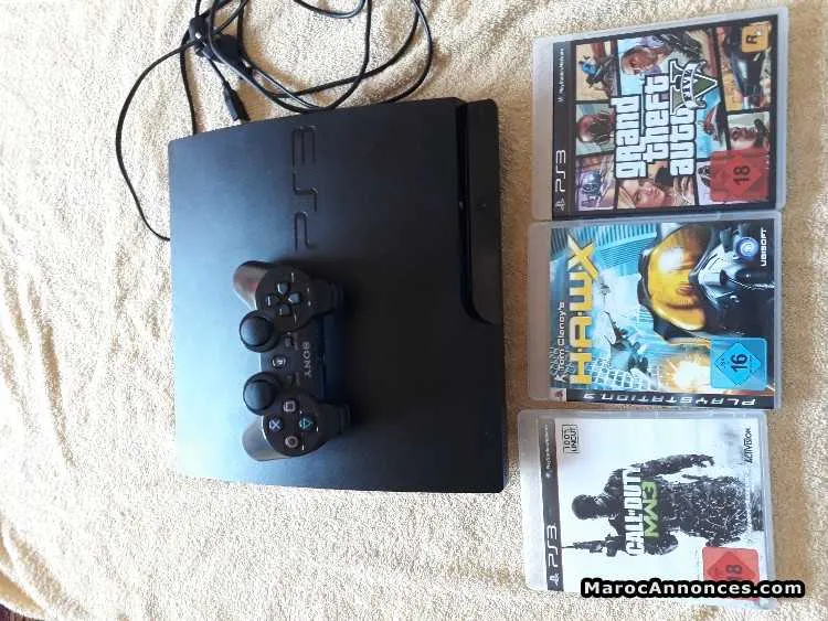 Playstation 3 slim très propre - الدار البيضاء