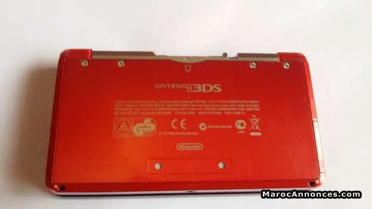 Nintendo 3ds rouge flashée 32 go - الدار البيضاء (2)