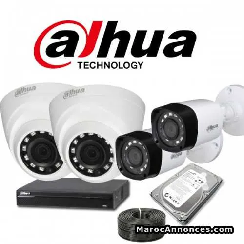 Pack vidéosurveillance complet avec installation - الدار البيضاء