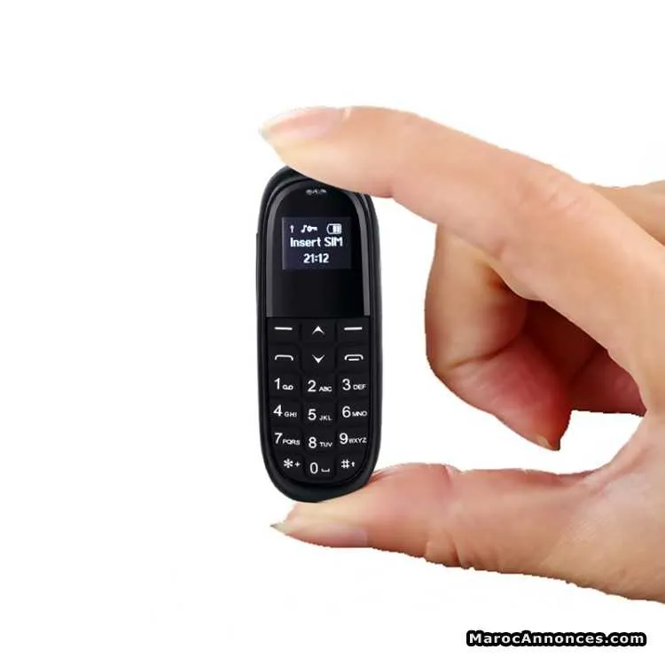 Mini téléphone mobile mains libres bluetoothdialer - الدار البيضاء