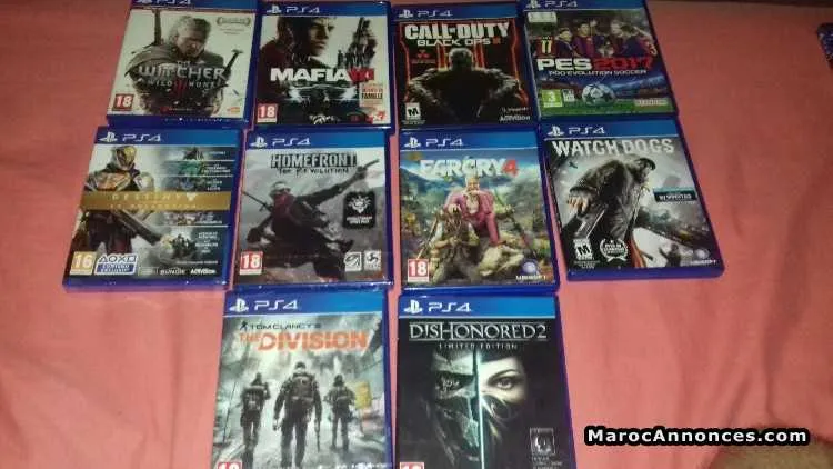Jeux ps4 - الدار البيضاء (2)