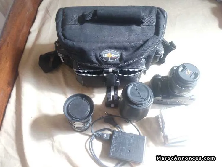 Sony alpha 500 + objectifs + accessoires - الدار البيضاء