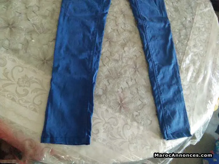 Pantalon bleu taille 38 - الدار البيضاء (3)
