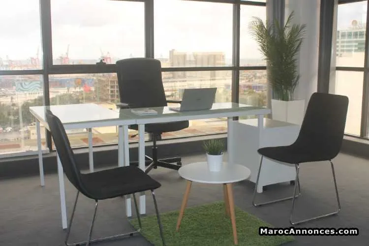 Location bureaux bien équipés - الدار البيضاء